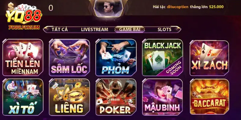 Yo88 | Tổng Hợp Các Siêu Phẩm Game Bài Macau Ăn Khách Nhất